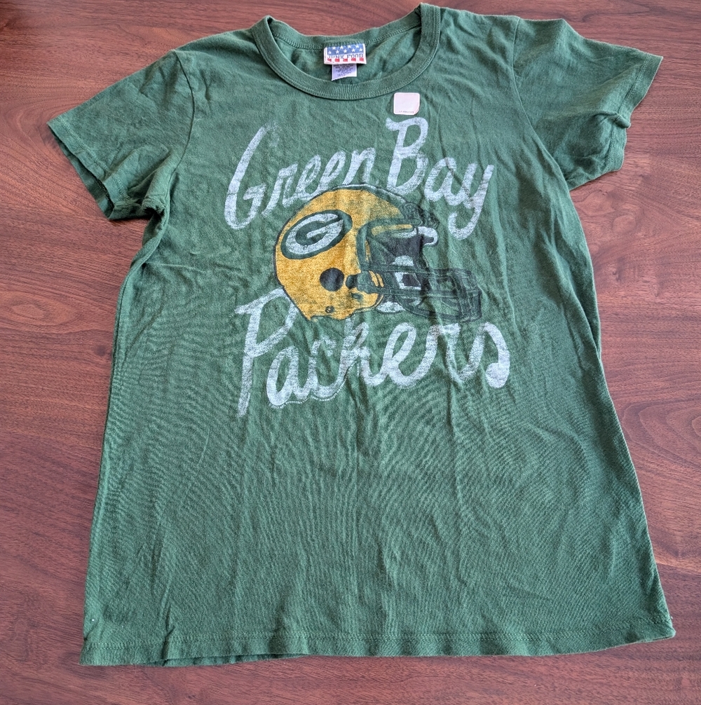 Women's Green Bay Packers M  T-Shirt‎ Tee  Junk Food Vintage Style